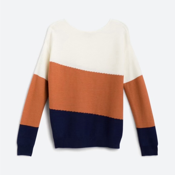 Evolution by Cyrus, Tarley Color Block Pullover Sweater, Size Large - Picture 6 of 9